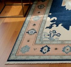 Handknotted Wool A Sage Rug